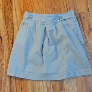 Girls Khaki Skort